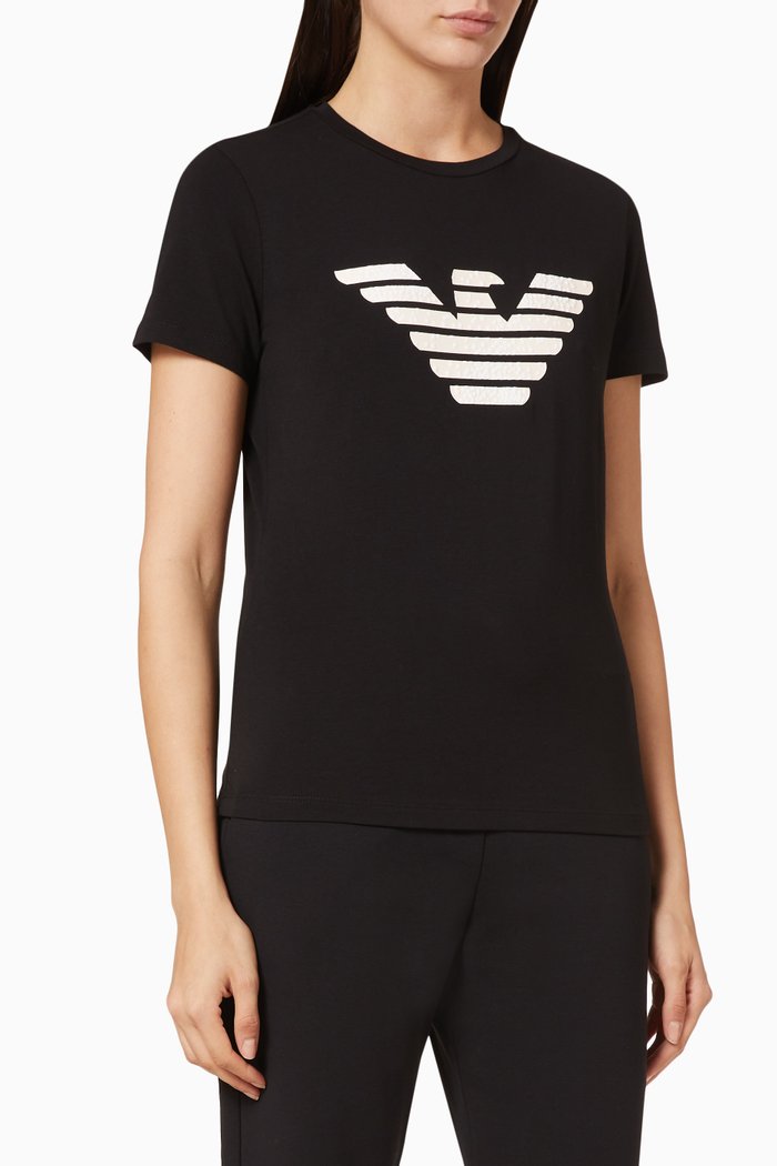 

EA Macro Eagle Jersey T-Shirt, Black