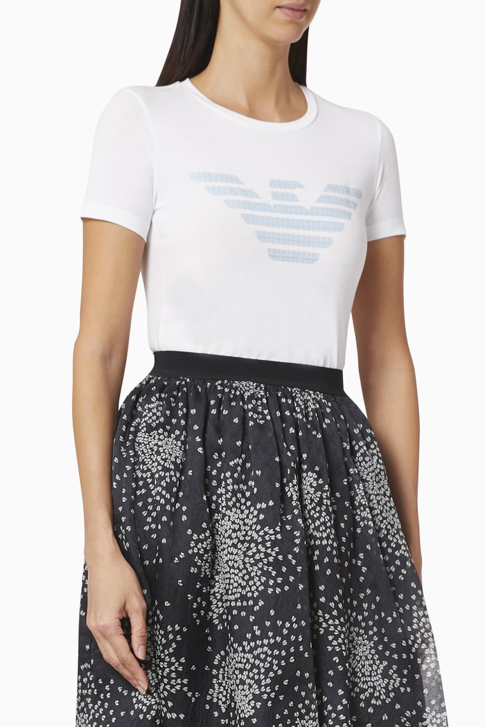 

EA Macro Eagle Jersey T-Shirt, White
