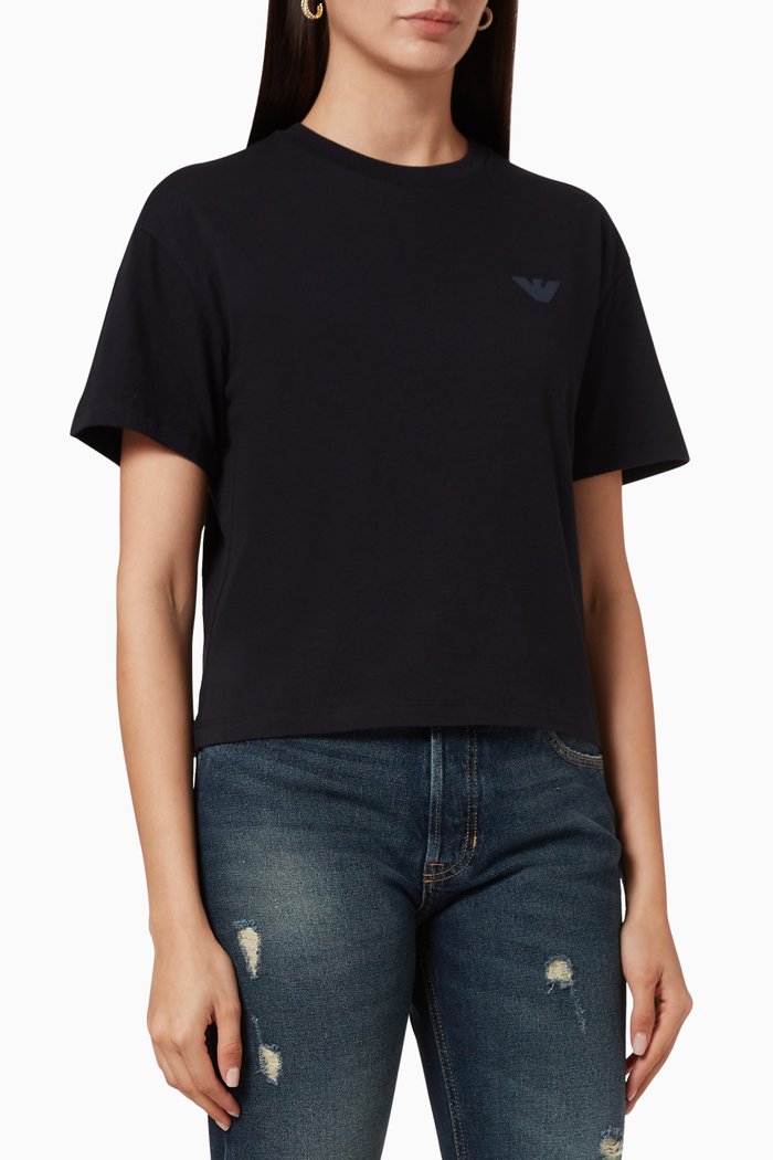 

EA Slogan Back Jersey T-Shirt, Blue