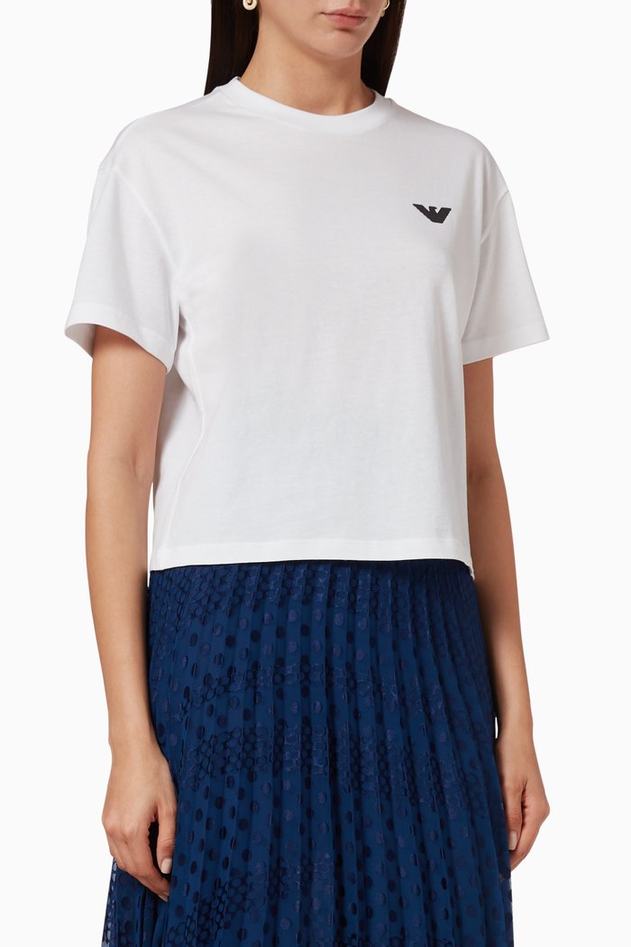 

Slogan Back Print T-Shirt, White