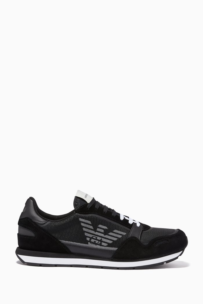 Zone Runner Sneakers, Black