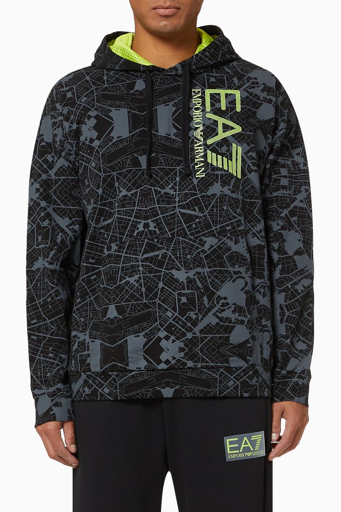 

EA7 Visibility Jersey Sweatshirt, Black