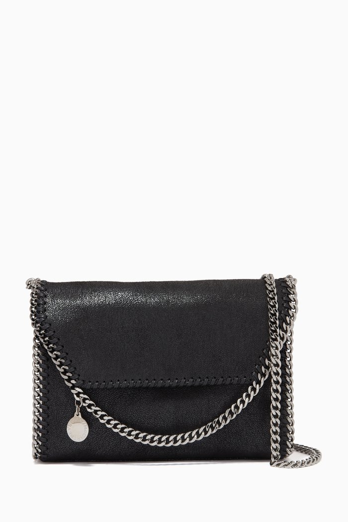 

Mini Falabella Bag in Shaggy Deer, Black
