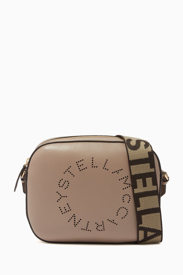 Stella Logo Mini Bag in Eco Alter Nappa, Neutral
