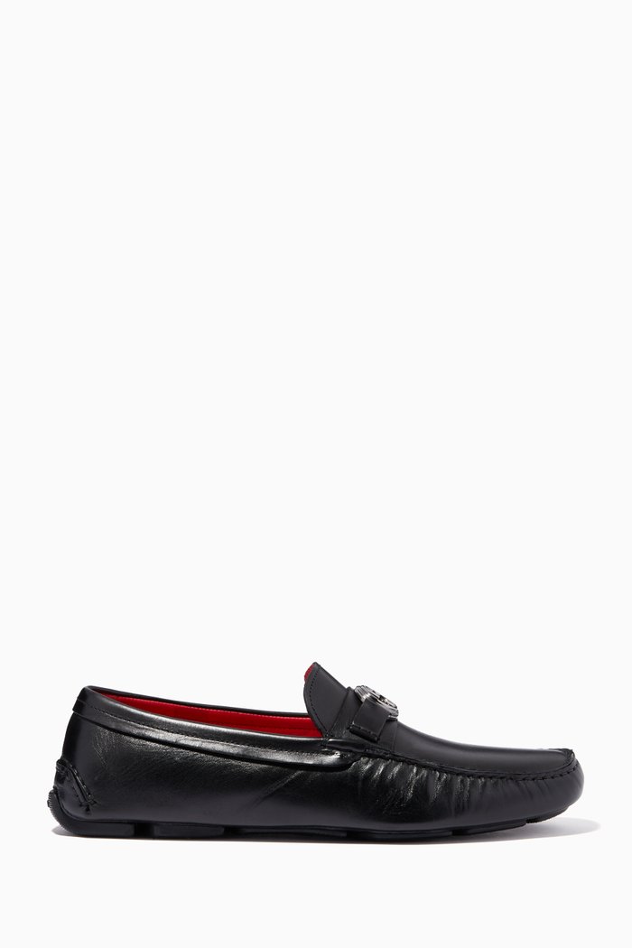 

GA Driving Moccasins in Leather, Black