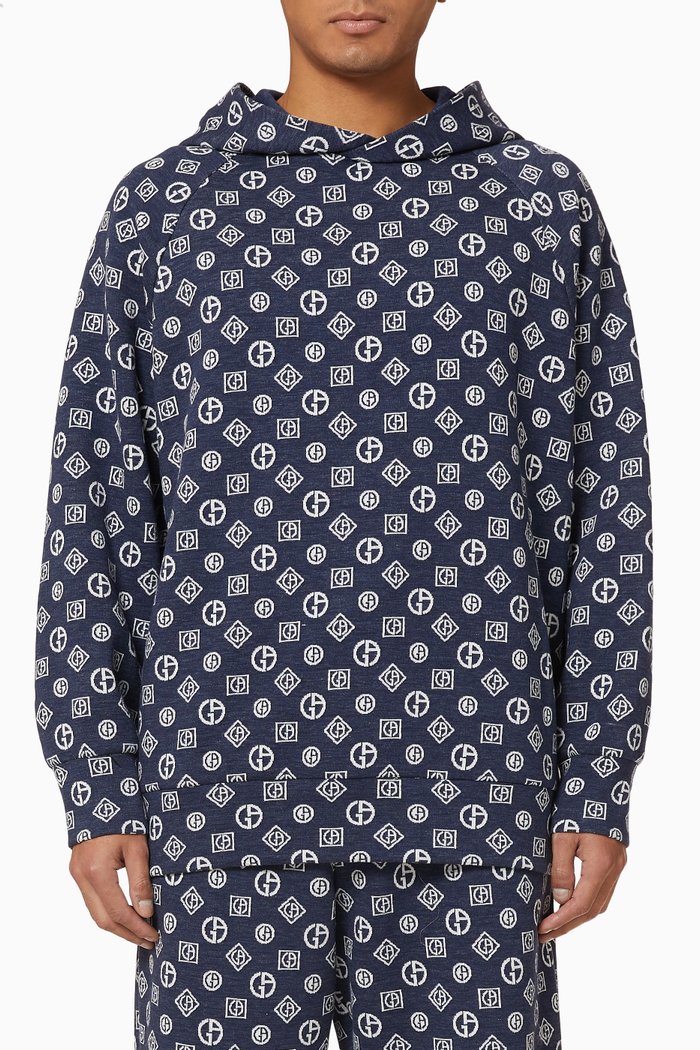 

GA Hooded Jersey Sweatshirt, Blue