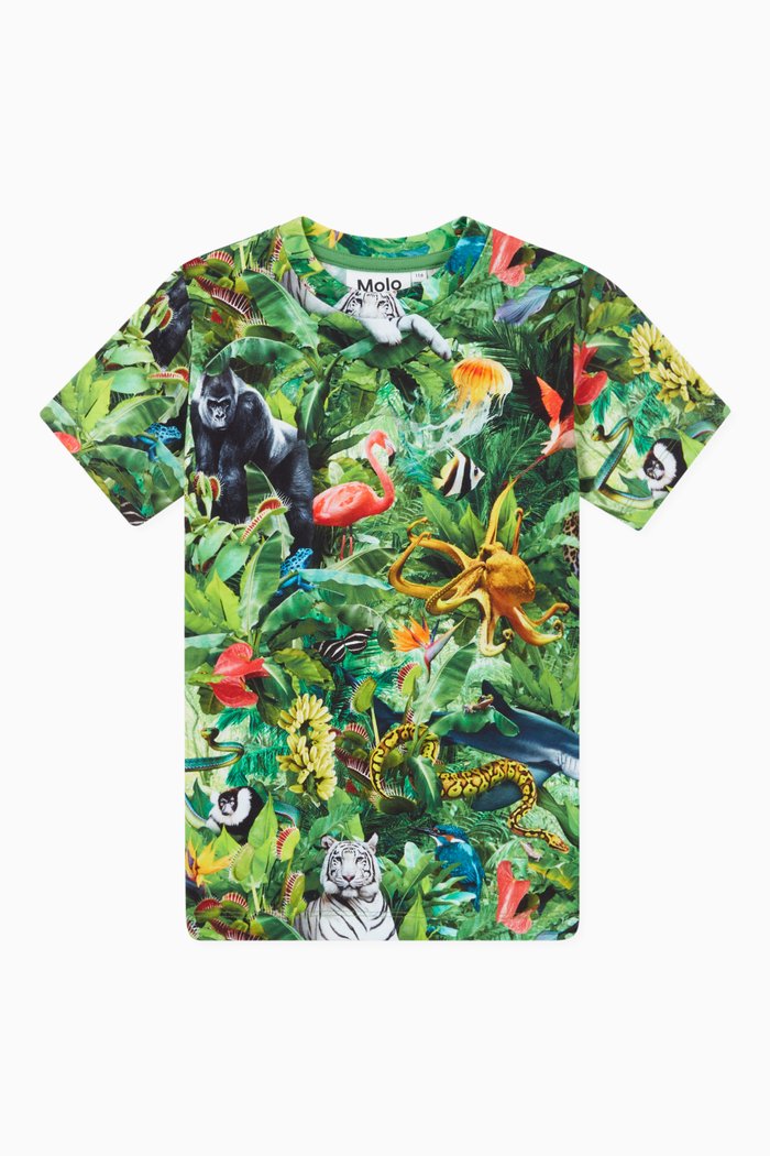 

Ralphie T-shirt in Organic Cotton, Green