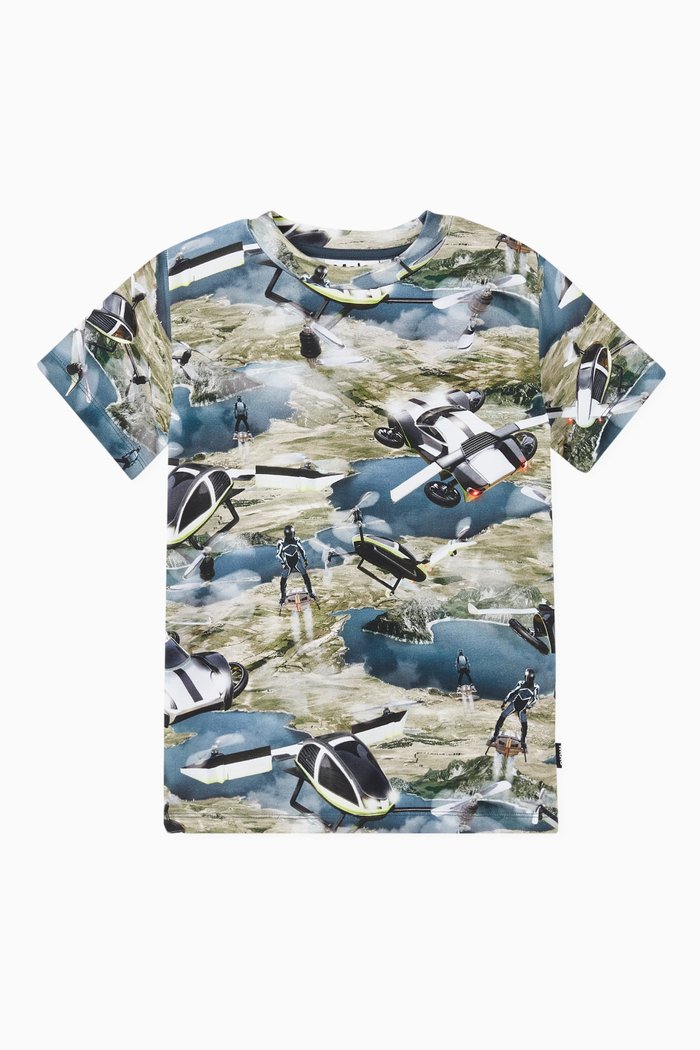 Ralphie Organic Cotton Jersey T-shirt, Grey
