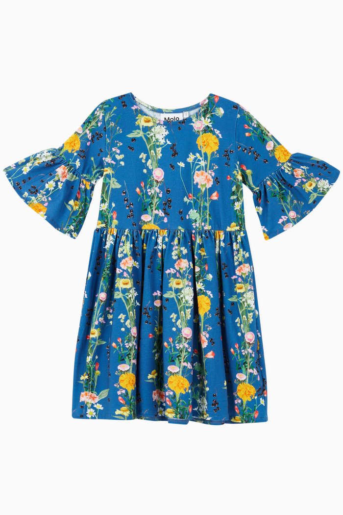 

Chasity Organic Cotton Jersey Dress, Blue