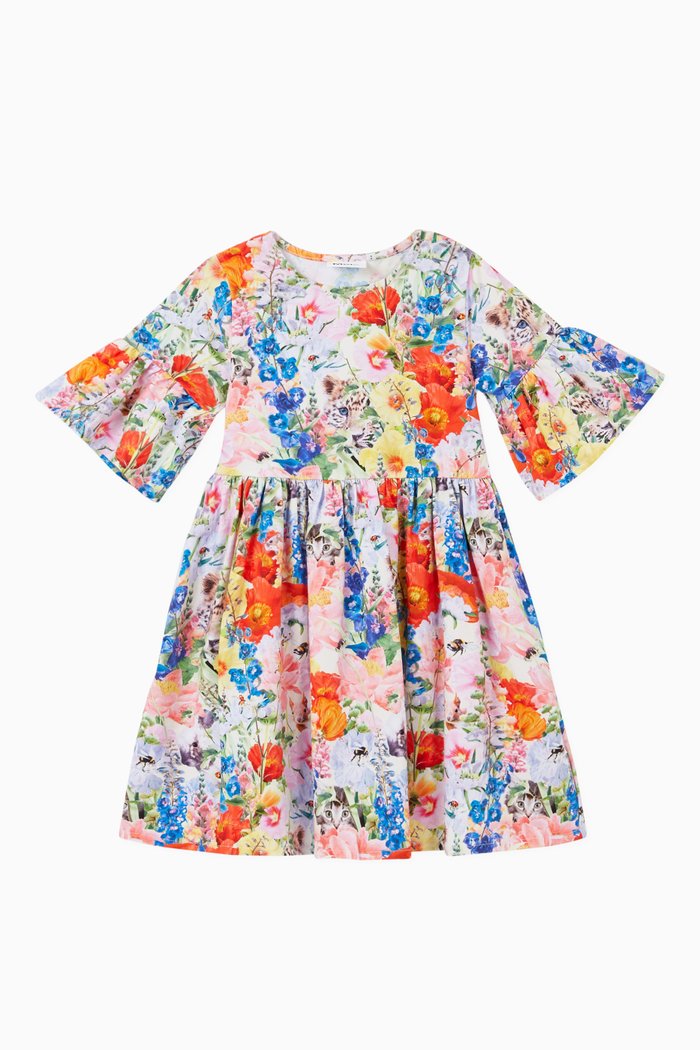 

Chasity Organic Cotton Jersey Dress, Multicolour