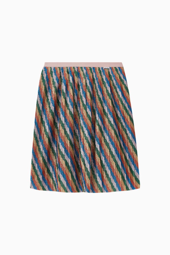 

Bailini Pleated Lurex Skirt, Multicolour