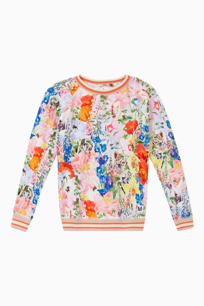

Raewyn Organic Cotton Jersey Sweatshirt, Multicolour