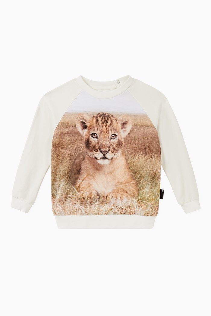 Esco Organic Cotton Jersey Sweatshirt, White