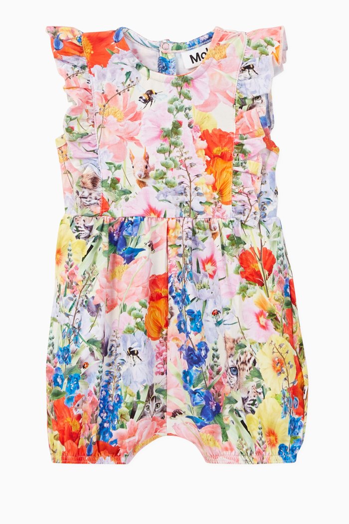 

Felicia Organic Cotton Jersey Romper, Multicolour