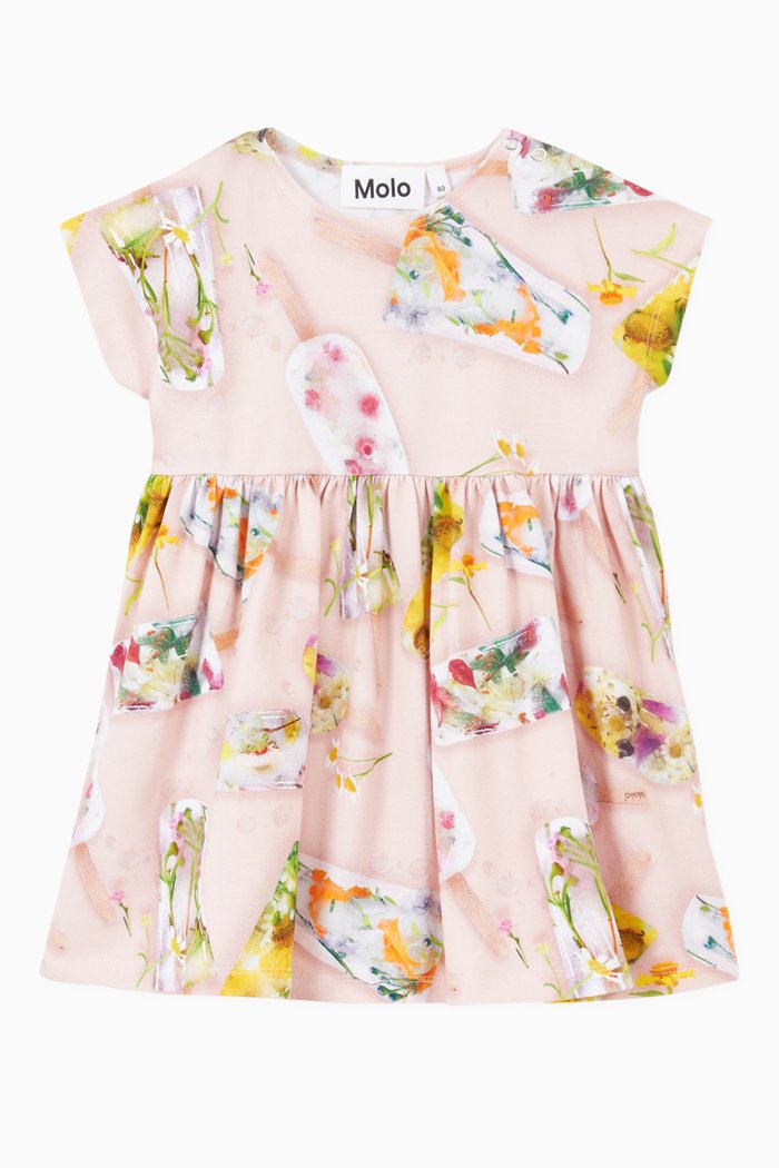 

Channie Dress in Organic Cotton, Pink