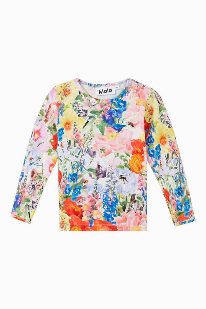 

Eva Organic Cotton Jersey Top, Multicolour