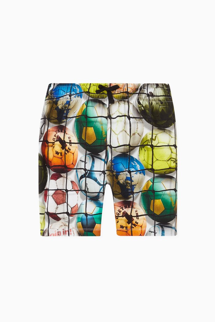

Alim Organic Cotton Jersey Shorts, Multicolour