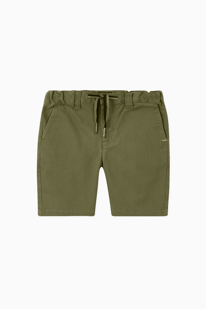 

Ajvin Organic Cotton Chino Shorts, Green