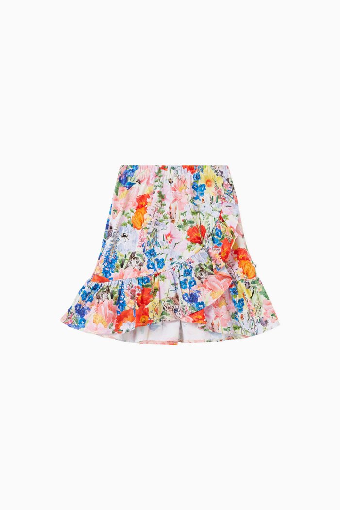 

Bradie Organic Cotton Jersey Skirt, Multicolour