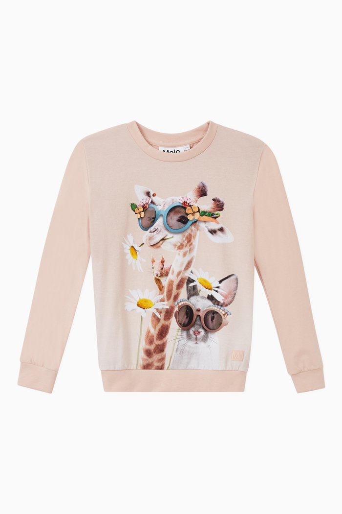 

Regine Organic Cotton Jersey Sweatshirt, Pink