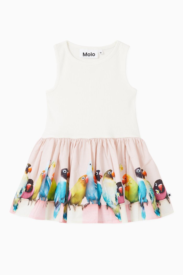

Cordelia Dress in Organic Cotton, Multicolour