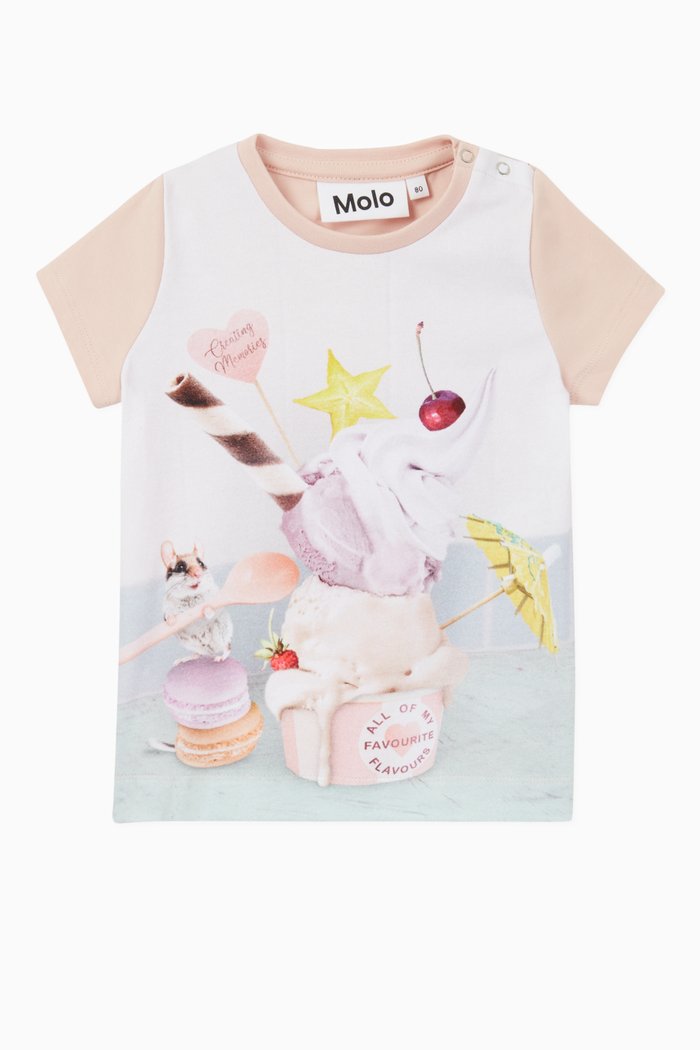 

Elly T-shirt in Organic Cotton, Multicolour