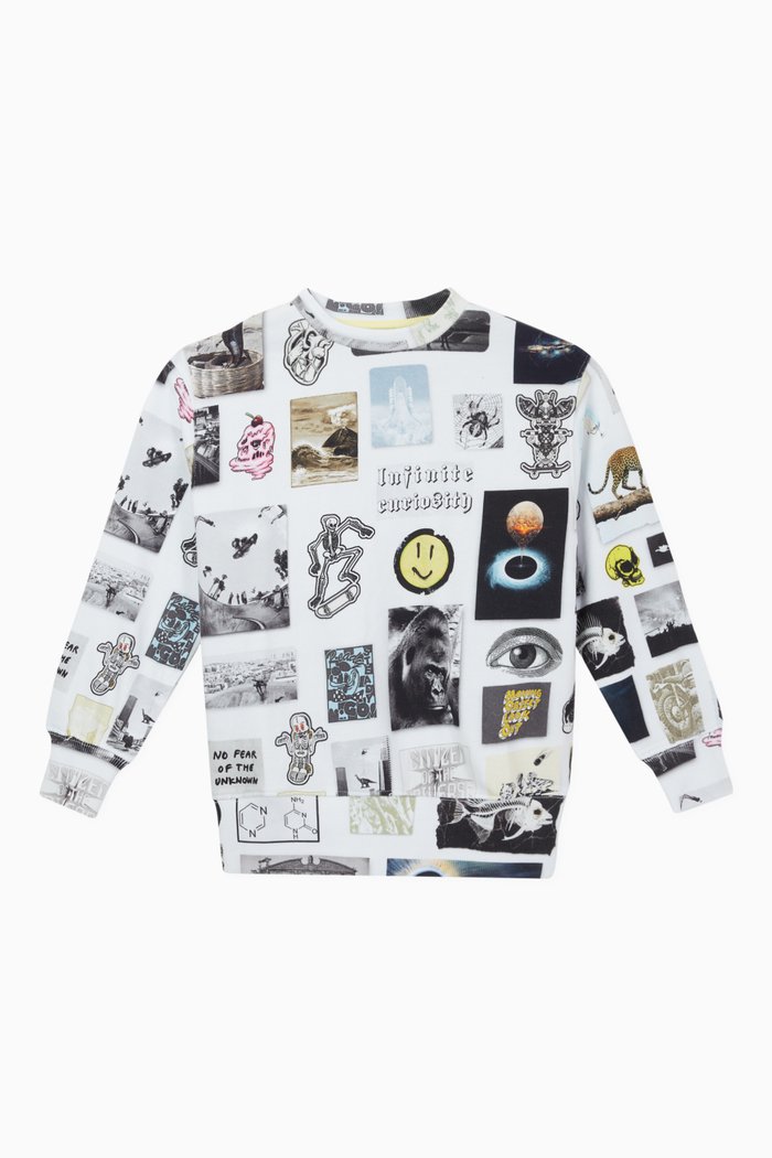 

Mattis Sweatshirt in Organic Cotton, White