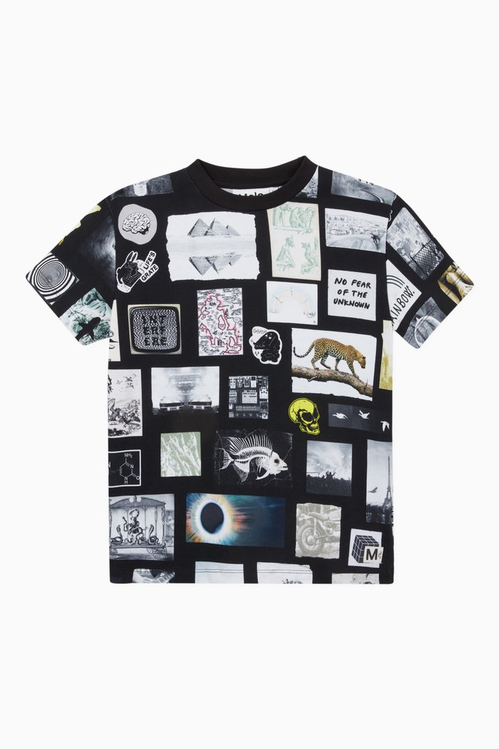 

Roxo T-shirt in Organic Cotton, Black
