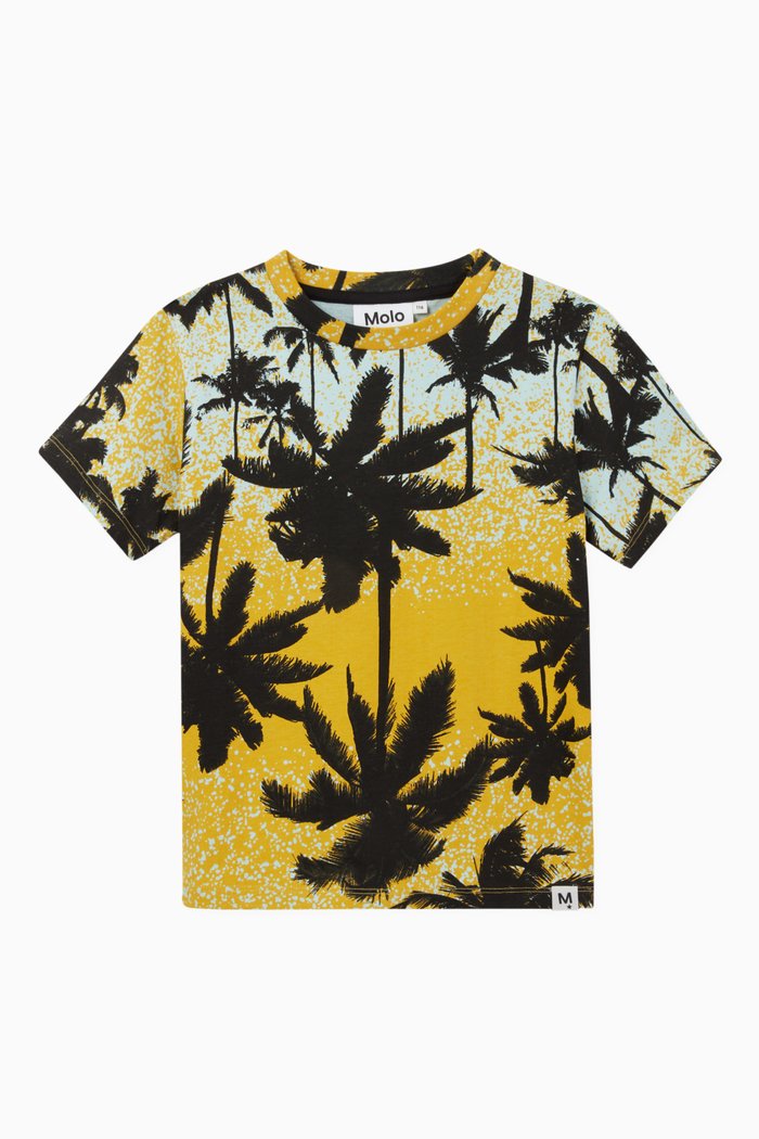 Rame T-shirt in Organic Cotton, Yellow