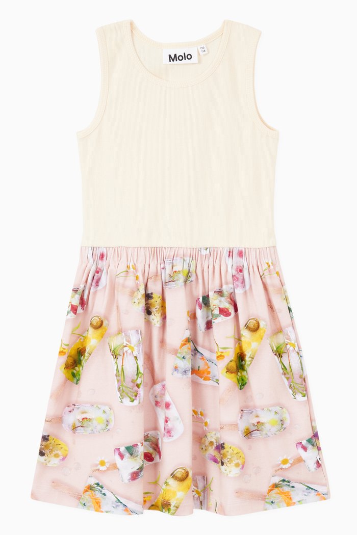 

Colleen Dress in Organic Cotton, Pink