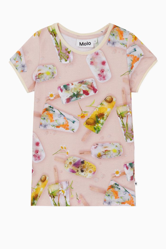 

Rimona T-shirt in Organic Cotton, Pink