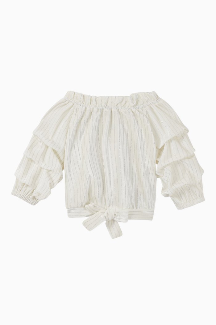 

Alicia Velour Top, Neutral
