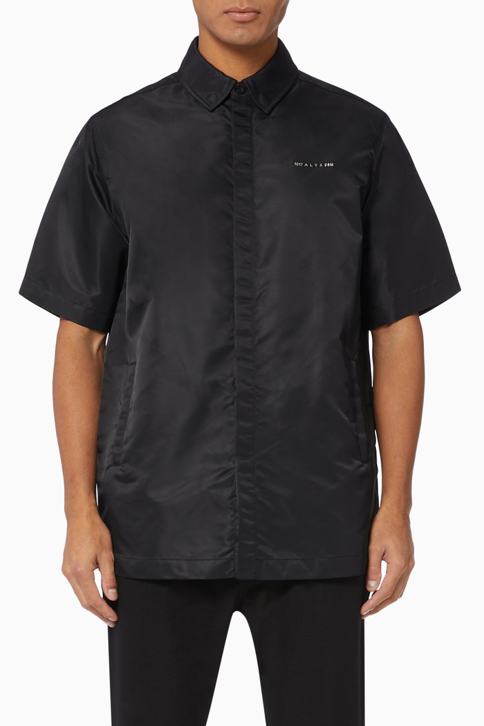 

Logo Nylon Shirt, Black