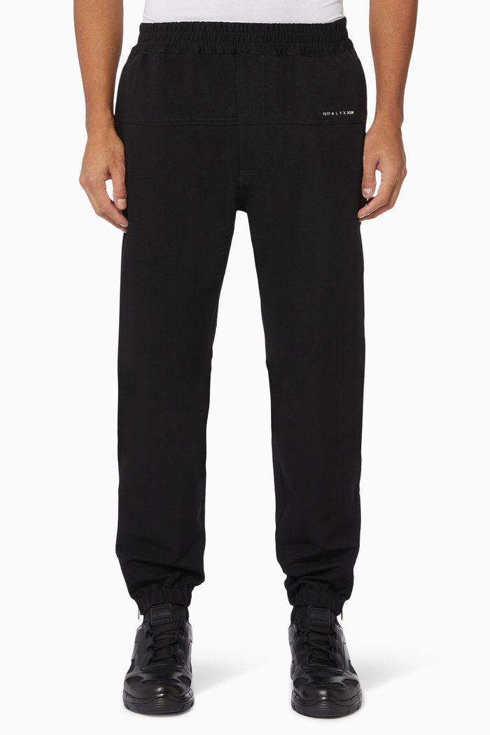 Logo Technical Track Pants, Black