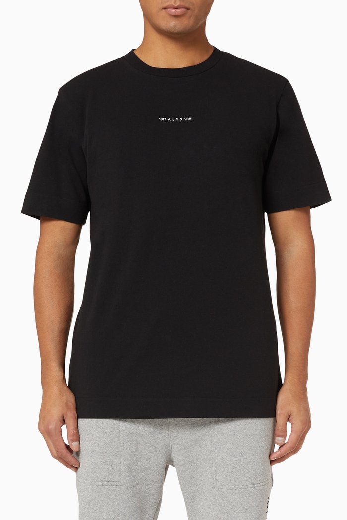 

Logo Cotton T-Shirt, Black