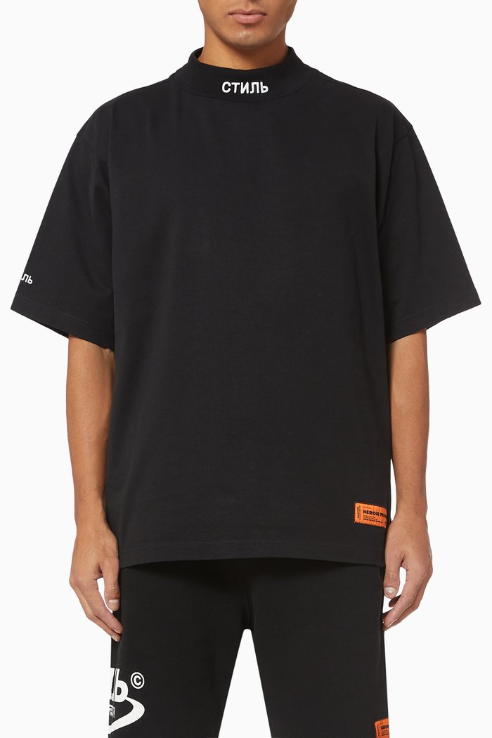

Logo Cotton T-shirt, Black