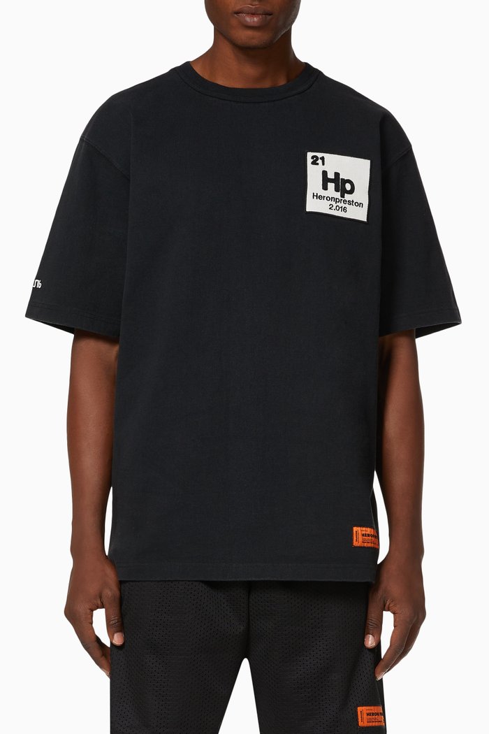 

Halo Oversized Cotton T-Shirt, Black