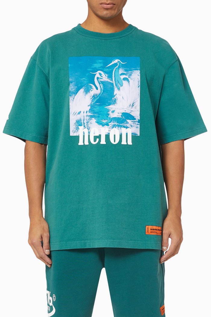 

Logo Cotton T-shirt, Blue