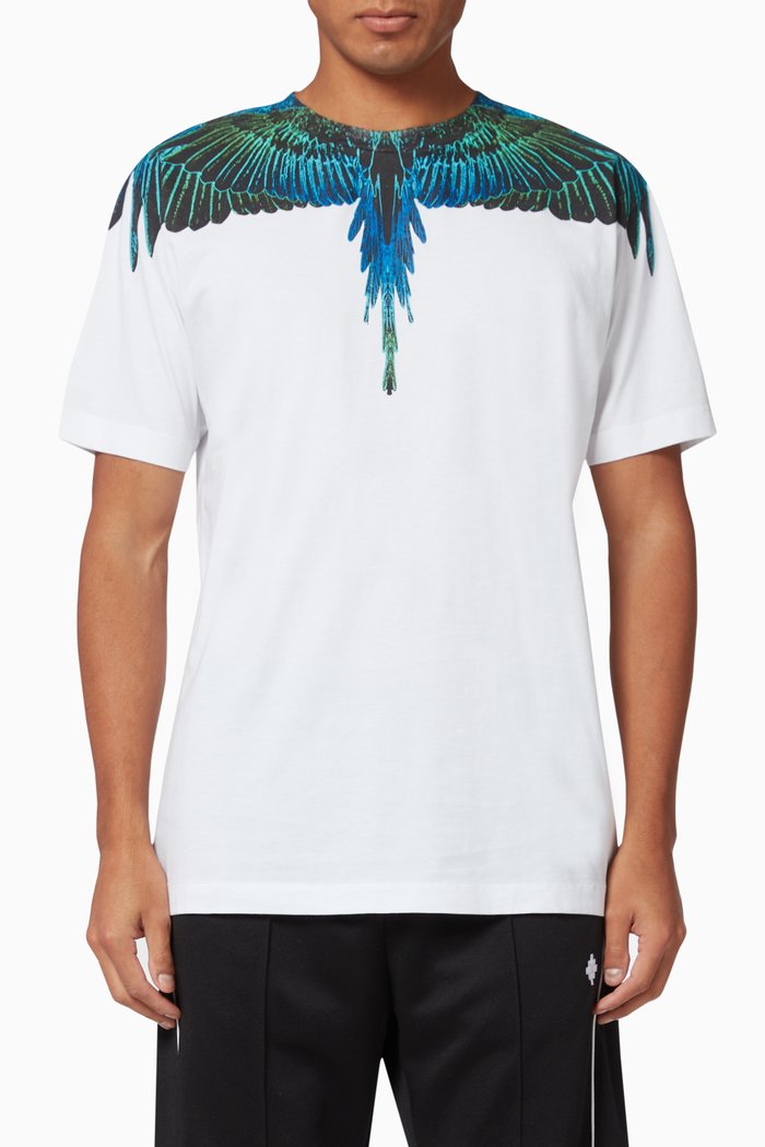 

Wings Cotton T-Shirt, White