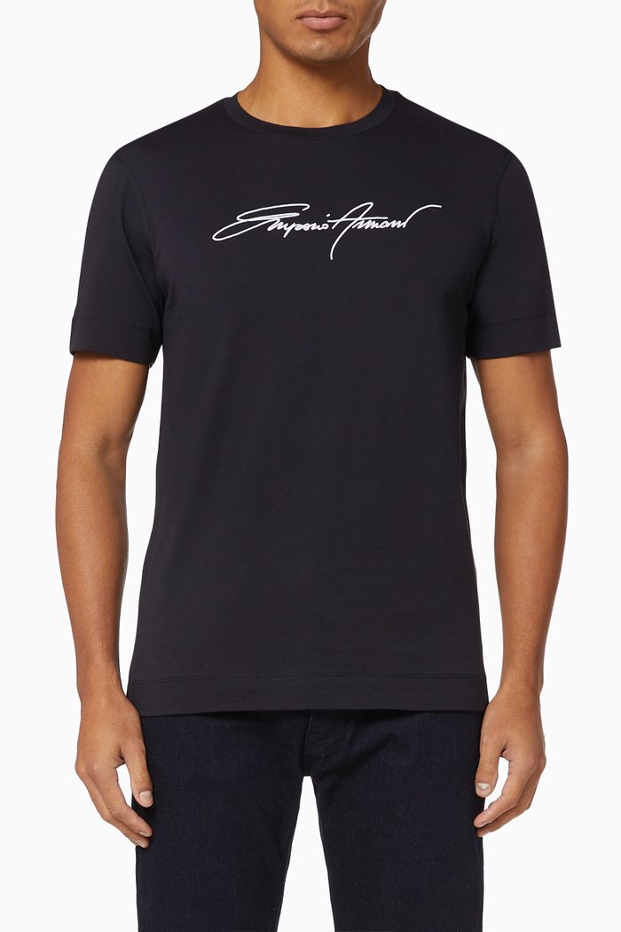 EA Signature Jersey T-Shirt, Blue
