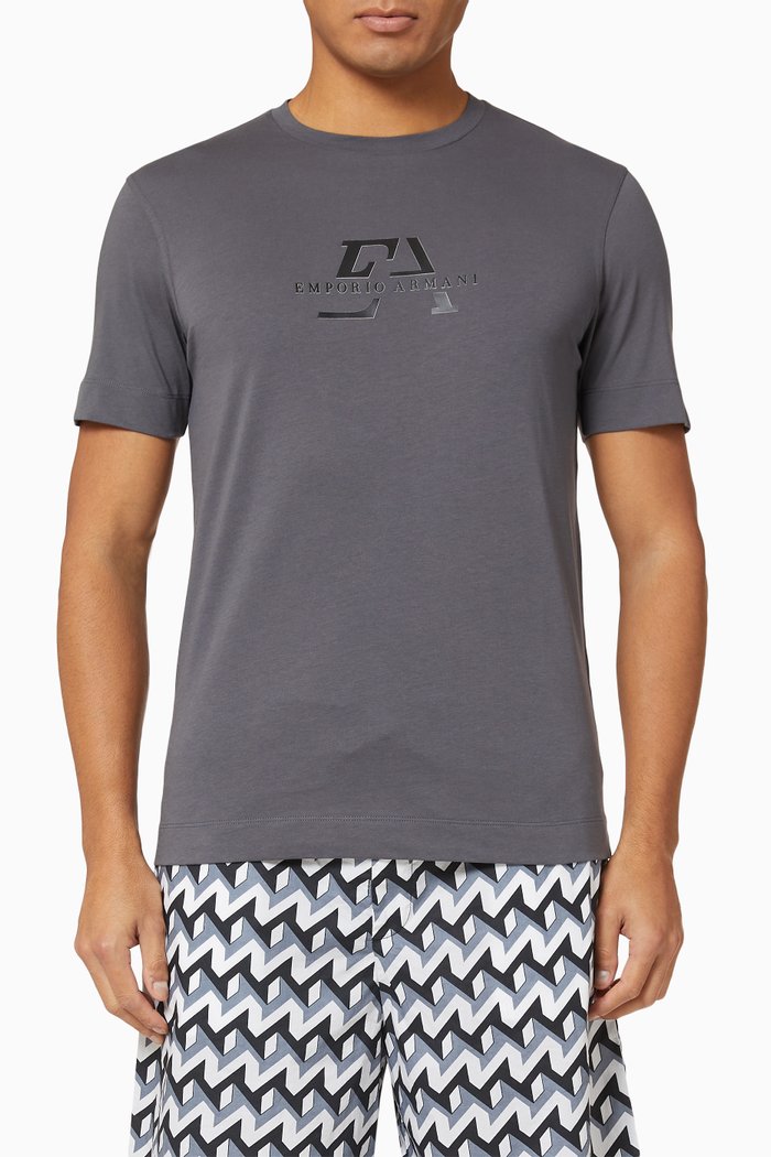 

EA Stencil Jersey T-Shirt, Grey