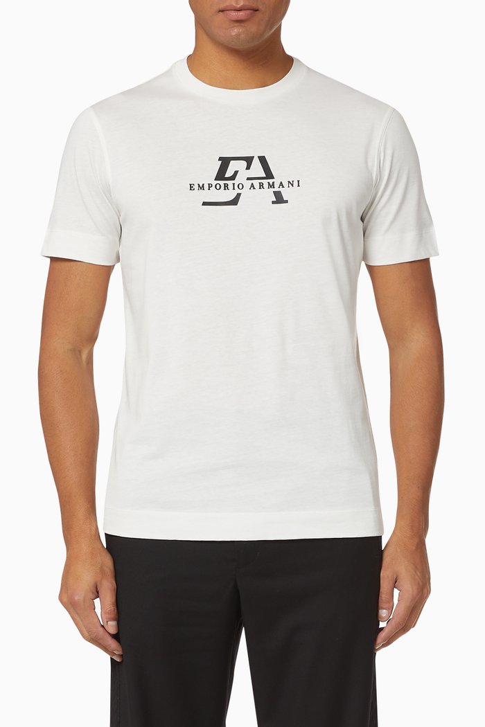 

EA Stencil Jersey T-Shirt, White