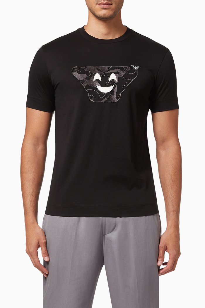 

EA Emoji Capsule Collection T-shirt in Cotton, Black