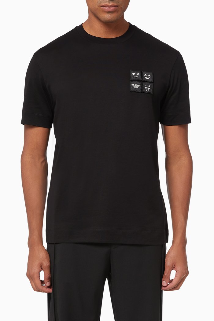 

EA Emoji Patch Jersey T-Shirt, Black
