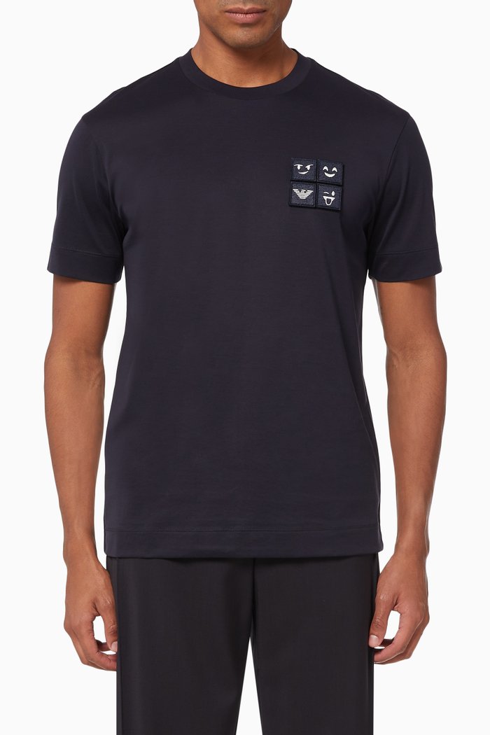 

EA Emoji Patch Jersey T-Shirt, Blue