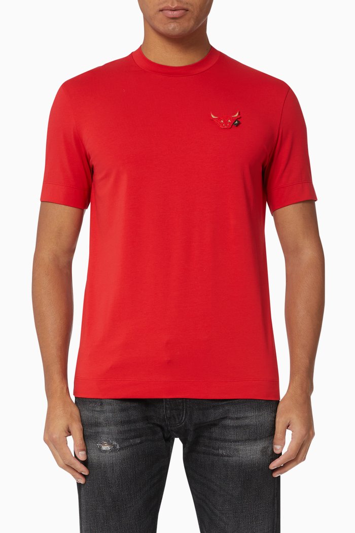 

EA Emoji Patch Jersey T-Shirt, Red