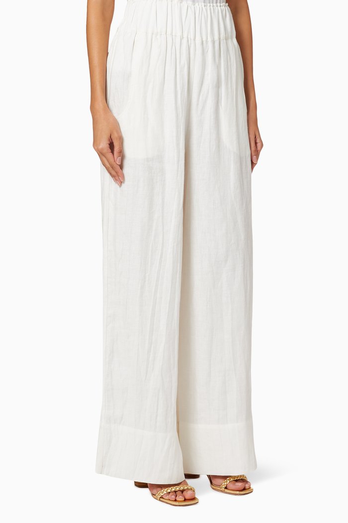 

Universal Linen Pants, White
