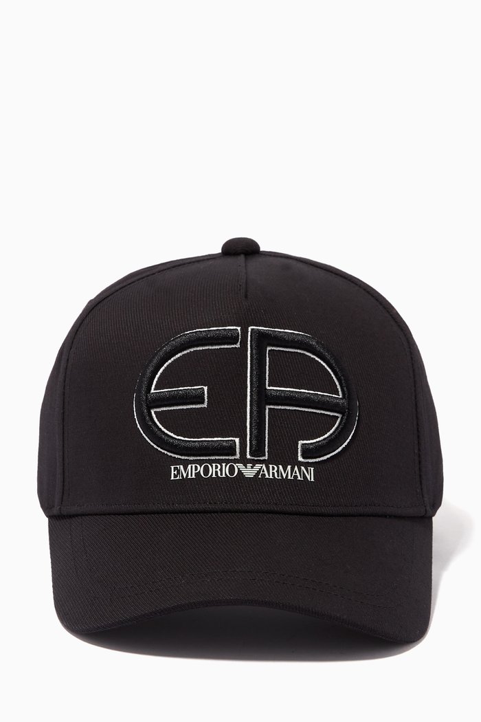 

Reacreate Capsule Collection Baseball Cap in Cotton, Black