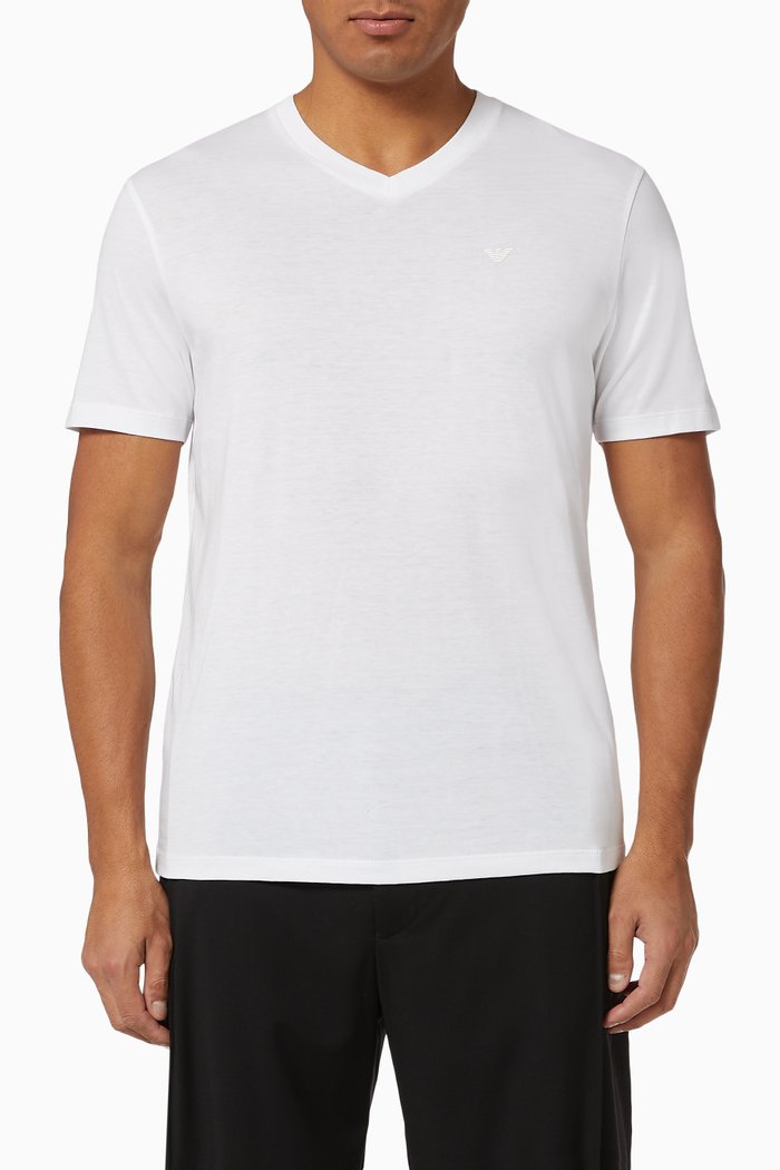 

Travel Capsule Cotton Jersey T-Shirt, White