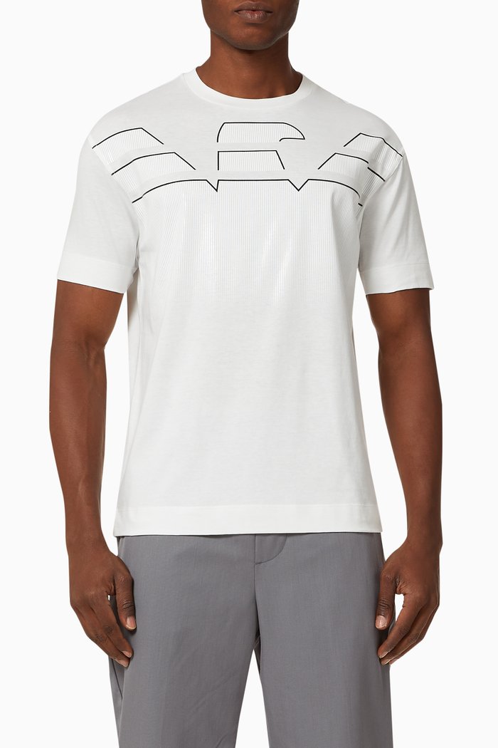 

EA Macro Eagle Jersey T-shirt, White